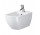 Bidet zavěsný Cersanit Virgo, 56.5x36cm, z přepadem, bílý