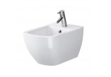 Bidet zavěsný Cersanit City Square, 51x36,5cm, z přepadem, bílý