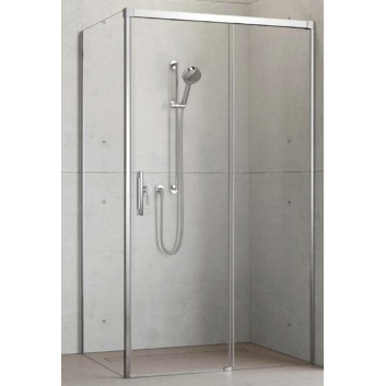 Pevná boční stěna S1 Radaway Idea KDJ, levá, 70cm, sklo čiré, profil chrom