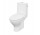 Kompakt WC 674 Cersanit Moduo CleanOn, bezkołnierzowa mísa, 64,5x35,6cm, sedátko slim wrap pomalu sklápěcí, odtok vodorovný, doprowadzenie vody od boku, bílý