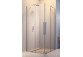 Dveře sprchové levé Radaway Arta KDD B 80, 800x2000mm, skládací, profil chrom