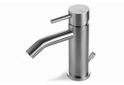 Bidetová baterie Vema Tiber Steel, stojící, výška 151mm, výtokové rameno 110mm, zátka automatický, nerez inox