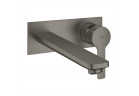 Umyvadlová baterie Grohe Lineare, podomítková, velikost L, výtokové rameno 207mm, brushed hard graphite