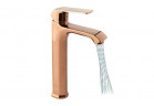 Umyvadlová baterie Valvex Aurora Rose Gold, stojící, výška 289mm, perlator Mikado, rose gold