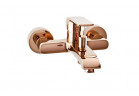 Vaňová baterie Valvex Aurora Rose Gold, nadomítková, 2 výstupy vody, rose gold