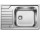 Dřez Blanco Dinas XL 6 S 780x500 mm oboustranný, s automatickým uzávěrem - broušená ocel