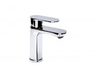 Umyvadlová baterie Valvex Tube, stojící, výška 147mm, výtokové rameno 91mm, zátka click-clack, chrom