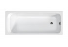 Vana obdélníková Sanplast Basic Line WP/BASIC 70x160+STW biew pro zástavbu 160x70 cm - bílá