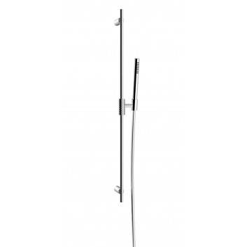 Sprchová tyč Gessi Anello, z sluchátkem 1-funkcyjną, hadici i przyłączem kątowym, chrom