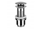 Zátka click-clack Gessi, umyvadlový, bez přepadu, Black Kov Brushed PVD