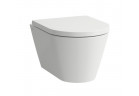 Závěsné wc WC Laufen Kartell by Laufen, 49x37cm, rimless, zaoblená, bílý