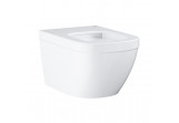 Závěsné wc WC Grohe Euro Ceramic, 54x37,4cm, bez kołnierza, alpská bílá