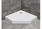 Pětiúhelníková vanička Radaway Doros PT Compact, 80x80cm, bílý