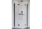 Dveře sprchové pravé Radaway Nes 8 Black KDD B 90, skládací, 900x2000mm, sklo čiré, profil černá matnáný
