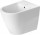 Bidet stojící přistěnný Duravit D-Neo, 58x37cm, z přepadem, otvor na baterii bílý