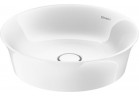 Umyvadlo na postavení na desku Duravit White Tulip, 430mm, kulatá, bez přepadu, bílá
