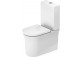 Mísa kombi stojící WC Duravit D-Neo Rimless, 65x37cm, bez rantu spłukującego, 4,5 l, UWL klasa 1, bílá