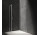 Čtvrtkruhový sprchový kout Omnires Manhattan, 90x90cm, dveře sklopné, sklo transparentní, profil chrom