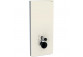 Sanitární modul Geberit Monolith Plus do WC wiszącego, sklo bílé/hliník, H114, připevnění 18 cm