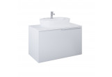 Skříňka pod umyvadlo Elita Glam, 90cm, 1S + 1S, 2 szuflady, bílý matnáný