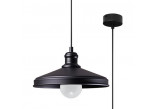 Lampa závěsná Sollux Ligthing Mare 1, 25cm, E27 1x60W, černá