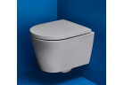 Závěsné wc WC Laufen Kartell by Laufen, 49x37cm, rimless - šedá matnáný