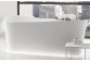 Vana volně stojící Novellini Infinitive, 170x75cm, konglomerát Novotech, bílý matnáný