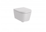 Mísa WC závěsná Roca Inspira Rimless Compacto 37x48 cm bílá - sanitbuy.pl