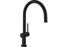 Dřezová baterie Hansgrohe Talis M54 220 1jet, stojící, obracana výtokové rameno, černá matnáný