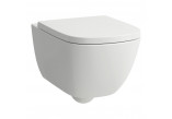 Souprava Závěsné WC WC se sedadlem s pozvolným sklápěním Laufen Palomba/INO, 54x36,5cm, Rimless, bílý