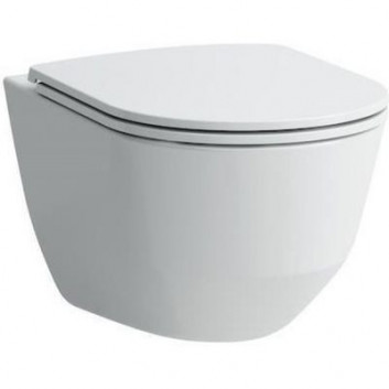 Mísa WC Laufen Pro závěsná, 36 x 49 cm, bílá, Rimless 