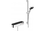 Sprchový systém Hansgrohe Pulsify Select 105 3jet Relexation, sluchátko s hadicí, držákem i baterią termostatickou, chrom