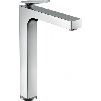Umyvadlová baterie Axor Citterio, stojící, páková, výška 146mm, sada odtokový, szlif diamentowy, chrom