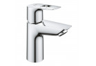 Umyvadlová baterie Grohe BauLoop, stojící, výška 147mm, DN 15, velikost S, zátka push-open, chrom