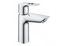 Umyvadlová baterie Grohe BauLoop, stojící, výška 164mm, DN 15, velikost M, zátka push-open, chrom