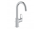 Umyvadlová baterie Grohe BauLoop, stojící, výška 311mm, DN 15, velikost L, obracana výtokové rameno, zátka automatický, chrom