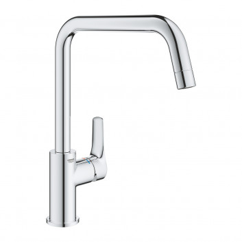 Dřezová baterie Grohe Eurosmart, výška 339mm, DN 15, obracana výtokové rameno 183mm, chrom