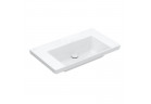Umyvadlo nábytkové Villeroy & Boch Subway 3.0, 80x47cm, bez přepadu, bez otvoru na armaturu, Weiss Alpin CeramicPlus