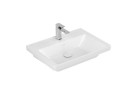 Umyvadlo nábytkové Villeroy & Boch Subway 3.0, 65x47cm, bez přepadu, otvor na armaturu, Weiss Alpin CeramicPlus