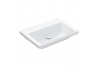 Umyvadlo nábytkové Villeroy & Boch Subway 3.0, 65x47cm, bez přepadu, bez otvoru na armaturu, Stone White CeramicPlus