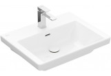 Umyvadlo nábytkové Villeroy & Boch Subway 3.0, 60x47cm, z přepadem, otvor na armaturu, Weiss Alpin