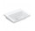 Závěsné umyvadlo Villeroy & Boch Subway 3.0, 55x44cm, bez přepadu, bez otvoru na armaturu, Stone White CeramicPlus