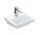 Závěsné umyvadlo/nábytková Villeroy & Boch Subway 3.0, 37x30,5cm, bez přepadu, otvor na armaturu, Stone White CeramicPlus