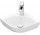 Závěsné umyvadlo rohová Villeroy & Boch Subway 3.0, 32x32cm, bez přepadu, otvor na armaturu, Weiss Alpin CermicPlus