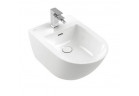 Bidet závěsná Villeroy&Boch Subway 3.0, 56x37,5 cm, Stone White, s povrchem CeramicPlus 