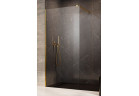 Sprchový kout Walk-In Radaway Modo New Gold II 145, sklo čiré, 145x200cm, profil zlatá