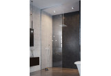 Sprchový kout walk-in Radaway Modo XL, univerzální, na míru, šířka 30-100cm, výška 200-250cm, sklo čiré, profil chrom