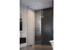 Sprchový kout walk-in Radaway Nes Black Walk-in II Factory 120, univerzální, 120x200cm, sklo čiré, profil černá