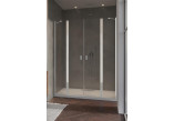 Sada ścianek do dveře prysznicowych Radaway Nes 8 DWD II 570, profil chrom