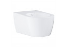 Závěsný bidet Grohe Essence, 54x35,5cm, z přepadem, PureGuard, alpská bílá